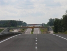 Nowa droga S8 - widok w kierunku Warszawy
